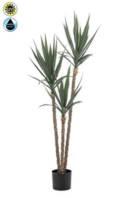 artplants Kunstpflanze Yucca GREVAL, crossdoor, 150cm