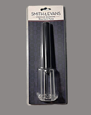 NEW* Wine Cork Pump-Easy To Use-Smith & Evans Premium Barware-Cork Remover