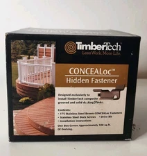 TimberTech CONCEALoc Hidden Fastener 175 Piece 100sq Foot Brown Stainless Steel