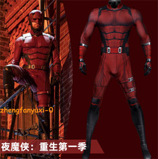 Daredevil Born Again Season 1 Matthew Murdock Cosplay Men Jumpsuit Red Bodysuit