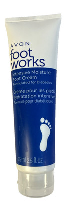 Avon Foot Works Intensive Moisture Foot Cream Suitable for Diabetics 2.5 fl oz