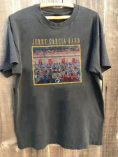 Jerry Garcia Band 30th Anniversary T Shirt Full Size S-5XL