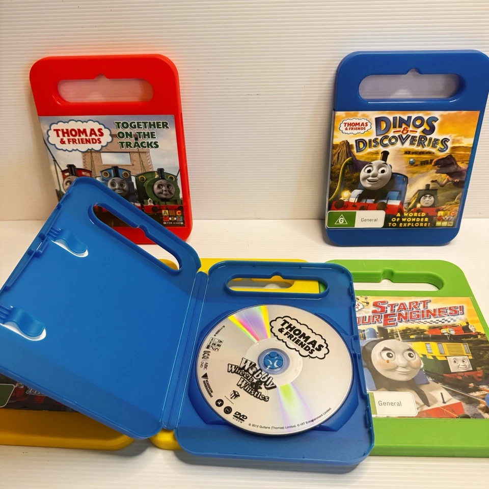 Thomas The Tank Engine DVDs X 6 - image 4 of 4