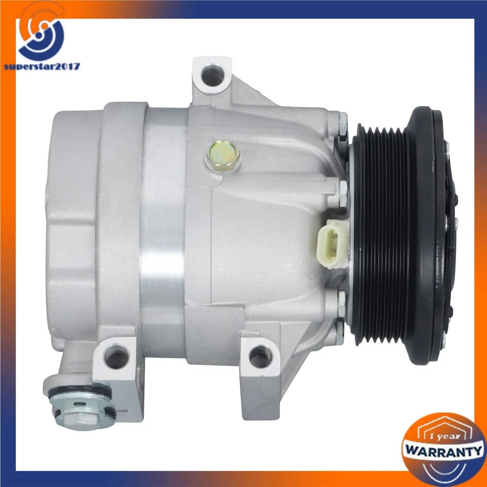 Compresor de aire acondicionado con embrague CO 20458C para Chevrolet Malibu 3,1 L 1997-2002 2003 Foto 3 de 4