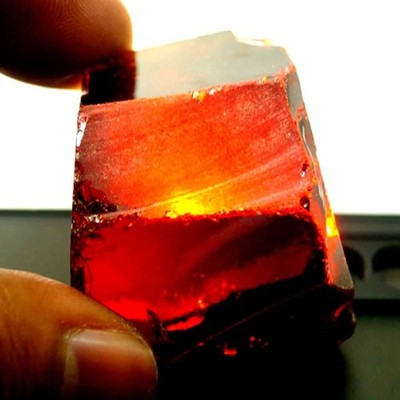 270 Ct Earth Mined CERTIFIED Uncut NATURAL Red Ruby Rough Gemstone Free Gift