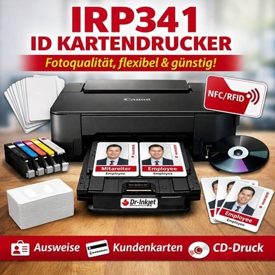 PVC Kartendrucker Paket für RFID Inkjet PVC Karten z.B. für Mitarbeiterausweise