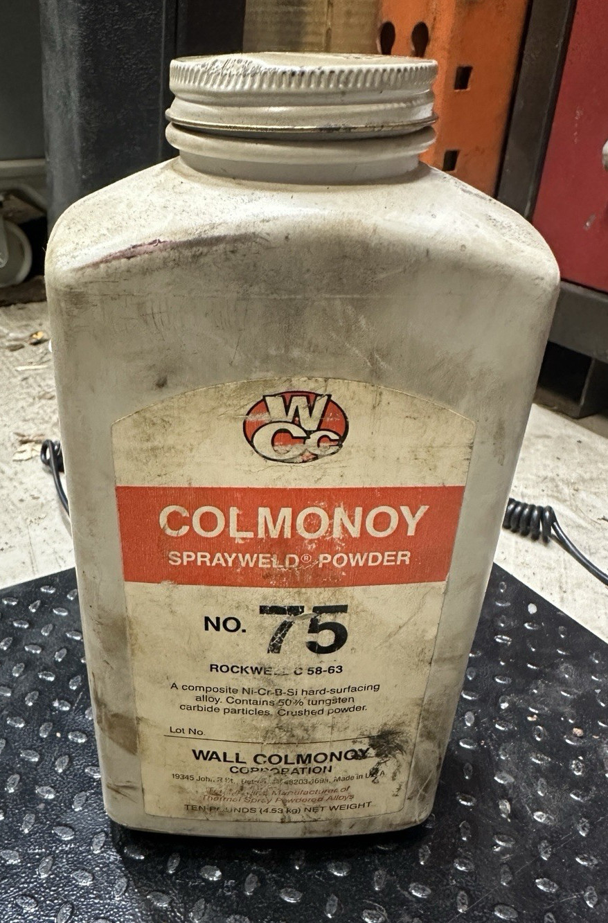 7lb Wall Colmonoy 75 Spray Welding Powder Shaft Repair Ni-Cr-B-Si hard surfacing