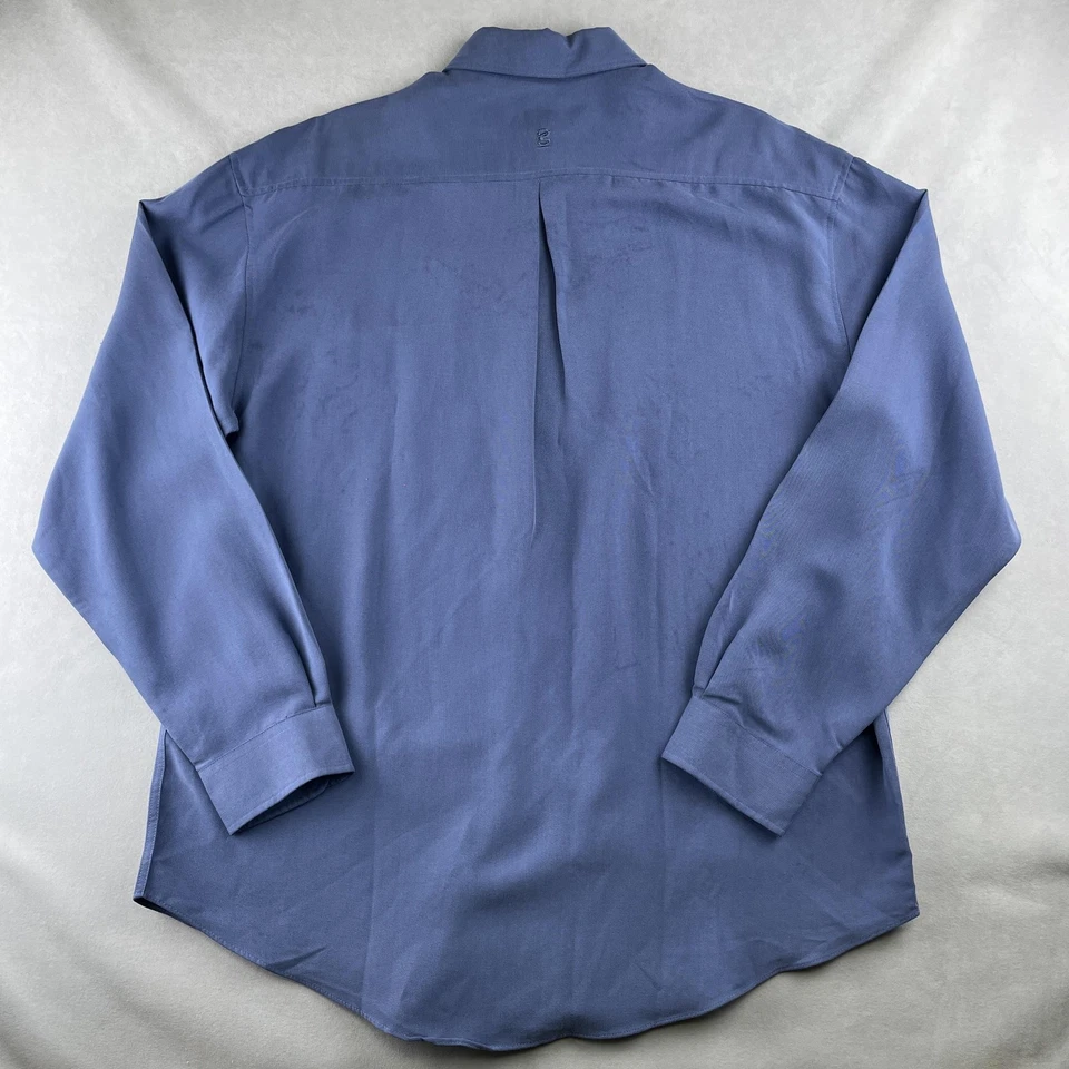 Camisa BMW Para Hombres L Azul Abotonada Manga Larga Modal Bordado Equipo Para Deportes Foto 4 de 4