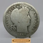 1908 Barber Silver Dime, 90% Silver - #C53516NQ