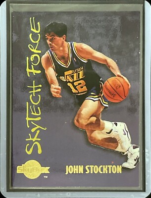 John Stockton - 1996 Skybox Basketball - Skytech Force #SF29