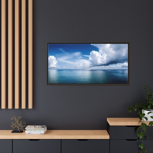 Stunning Ocean View Framed Canvas Art, Coastal Decor, Wall Art, Home Decor, Gift - 第 37/37 張圖片