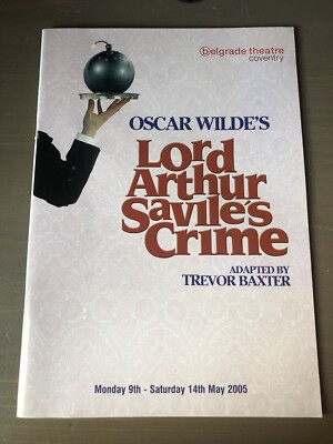 Oscar Wilde LORD ARTHUR SAVILE'S CRIME Russ Abbot Belgrade Theatre Programme