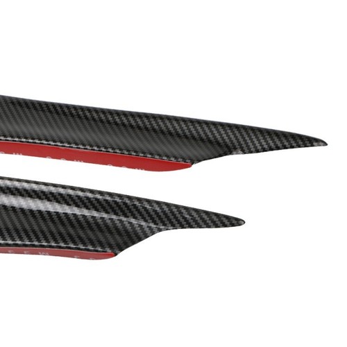 4 pieces of the car general carbon fiber blade front surround the front bumper - Picture 8 of 9