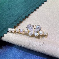 new beautiful pearl hairpin real pearl hair accessories headdress