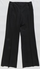  168 New Classiques Entier Black Stretch Wool Trouser Pants size 6 S Work Career