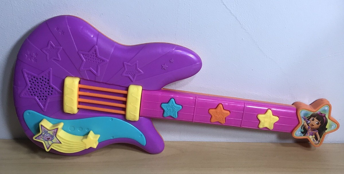 DORA the Explorer Singing Star Guitar Boots Swiper Bilingual