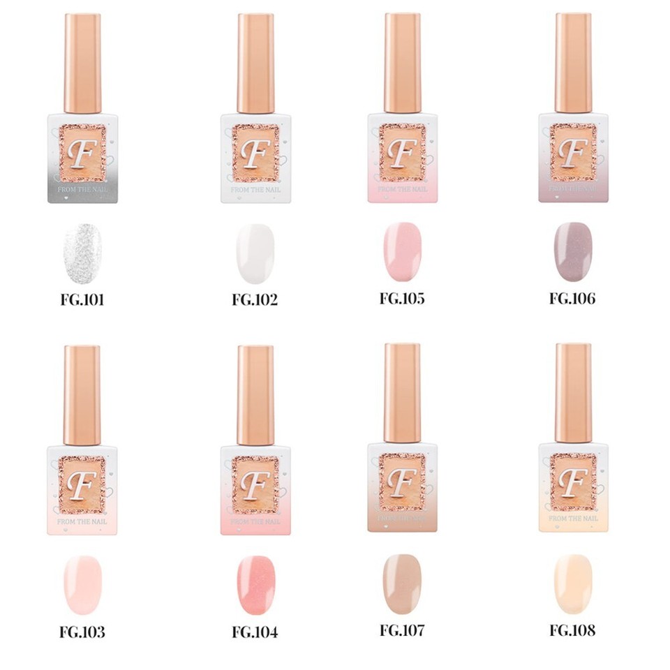 Set Vernis Gel FROM THE NAIL - 8 Couleurs Syrup - K-Beauty