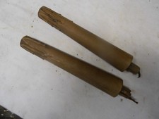 LOT DE 2 BOBECHES BOIS PIQUE CIERGE 