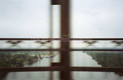 #ad BATON ROUGE BRIDGE Color FOUND PHOTOGRAPH Snapshot VINTAGE 39 LA 83 AA $13.31