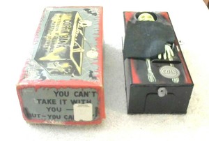 coffin bank toy