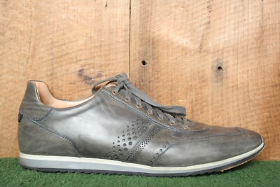 Magnanni Cristian Sneakers Leather Men\'s 9 M Gray Leather Casual Lace Up Shoes MAGNANNI Cristian Casual Shoe Sneaker Leather Gray Sz 9 M | eBay main image 2