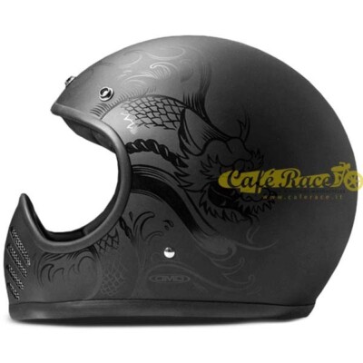 Dmd Koi Full Face Enduro Vintage Scrambler Motorcycle Helmet
