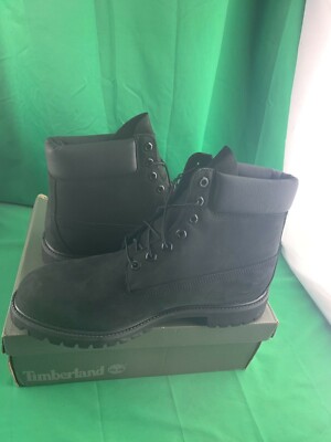 MEN'S TIMBERLAND PREMIUM 6IN WATERPROOF BOOT BLACK NUBUCK TB010073