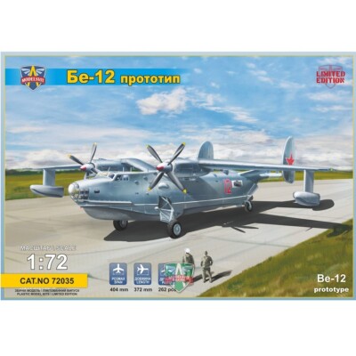 Modelsvit 72035 Plastic model aicraft kit 1:72 Beriev Be12 Prototype flying boat