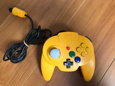 Hori Pad Mini Controller Gelb Nintendo 64 N64 getestet und funktionsfähig Japan