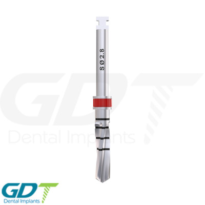 Dental Short Drill Ø2.8, External Irri gated, Implant Sur gical Tool Instrument 