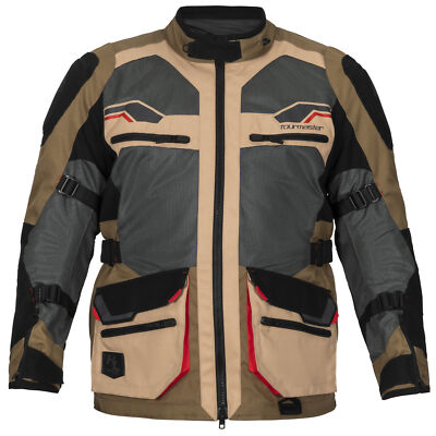 Tourmaster Ridgecrest Mens Adventure Motorcycle Touring Jacket Sand