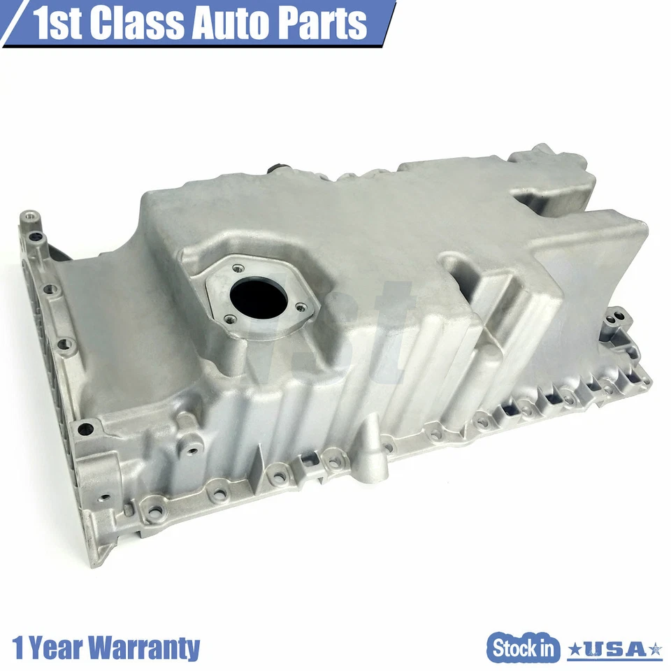 Cacerola de aceite del motor con orificio de sensor LVL de aceite para Volvo C30 S40 V50 2004-2013 30777234 Foto 4 de 4