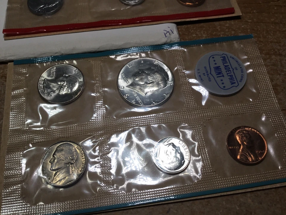 1964 PD US Mint Uncirculated Silver Set with 10 Coins & OGP 031023 81dk - Image 2 of 3