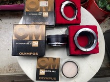 Lot des bagues allonges Olympus OM en boite