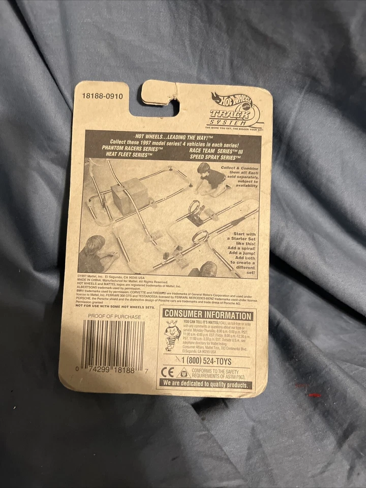 Camión de carretera Hot Wheels Albertsons 1997 paquete de 2 Ferrari 308 Foto 3 de 3