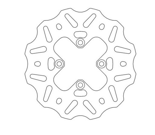 Disque de frein arriere Nitro resistant a la chaleur pour KTM SX 65