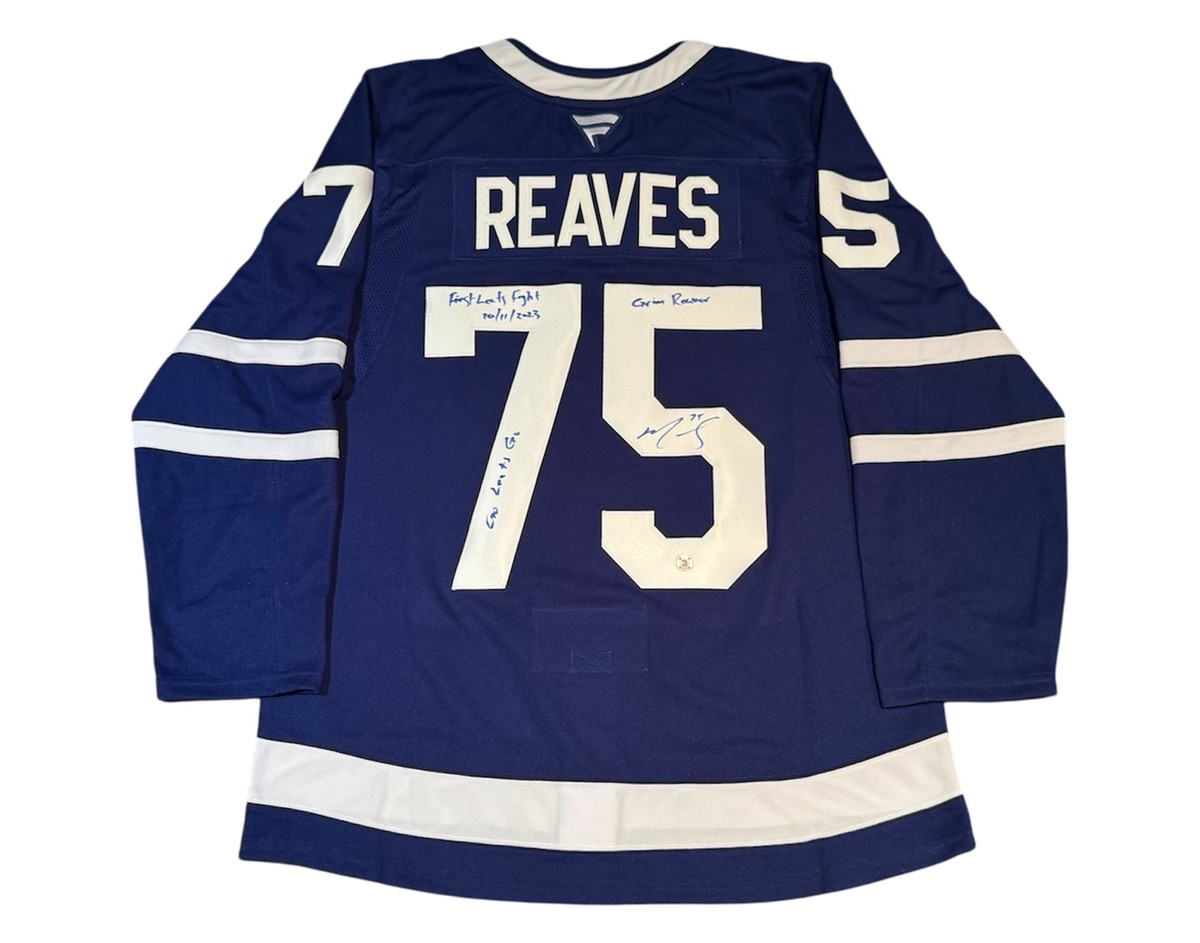 Ryan Reaves Autographed Toronto Maple Leafs Home Blue Fanatics