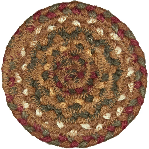 VHC Brands Tea Cabin Jute Coaster - Thumbnail 5