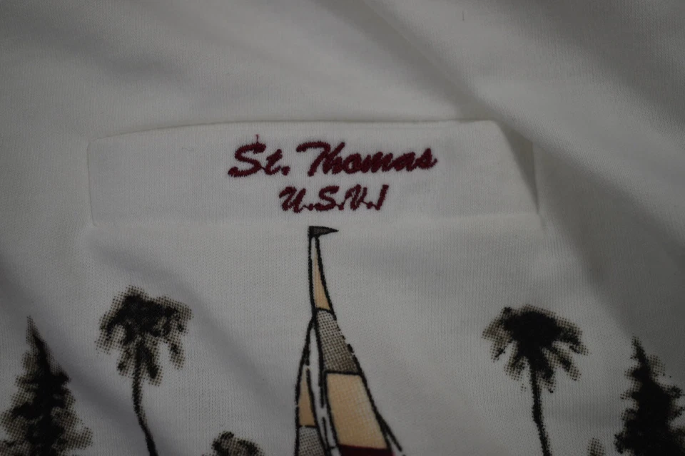 Paradise Collection Polo Shirt Size Medium Men - Image 3 of 4