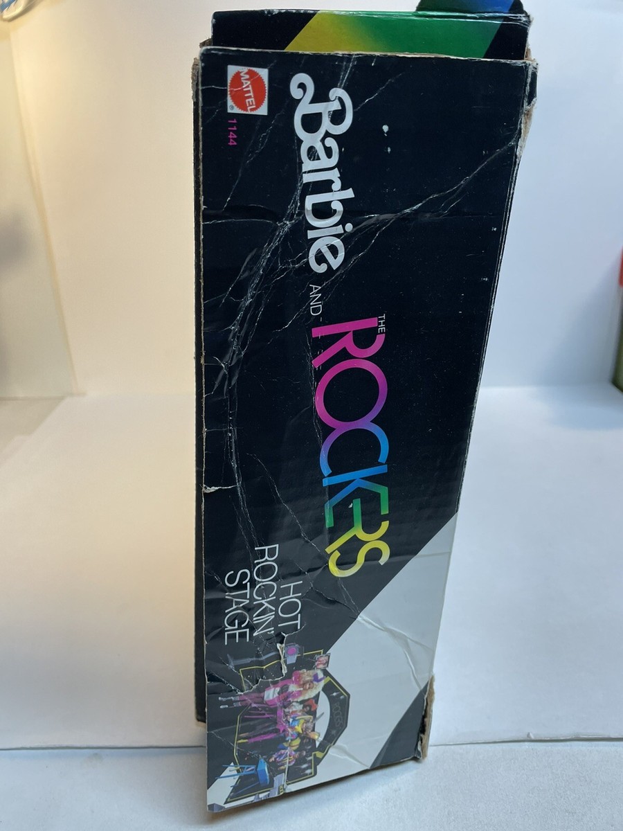 Vintage 1985 Barbie and the Rockers Hot Rockin Stage Playset W/box