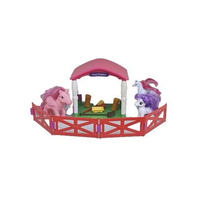 Chad Valley Dream Kingdom Princess Stall & Einhörner Pony X3 unvollständiges Konvolut