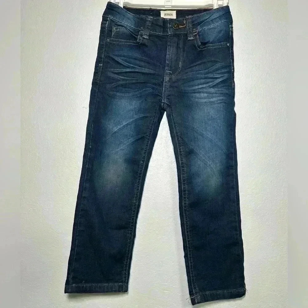 Jeans Hudson Lian Garçon – Taille 20 (28 Entrejambe) – Bleu Denim – Très Bon état