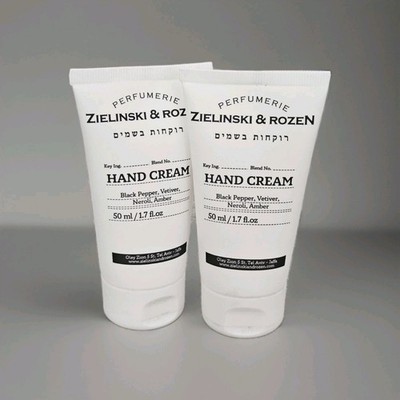Zielinski & Rozen Black Pepper Vetiver Neroli Amber 100 ml Hand Cream (2x50ml)