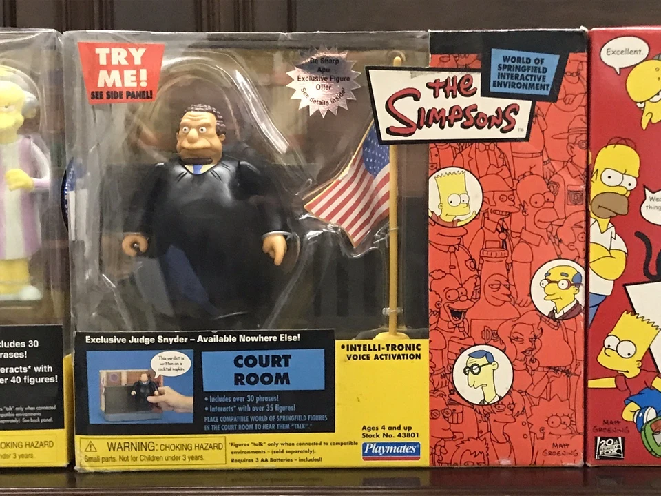 PLAYMATES SIMPSONS PLAYSET 3 Pcs - Immagine 3 di 4