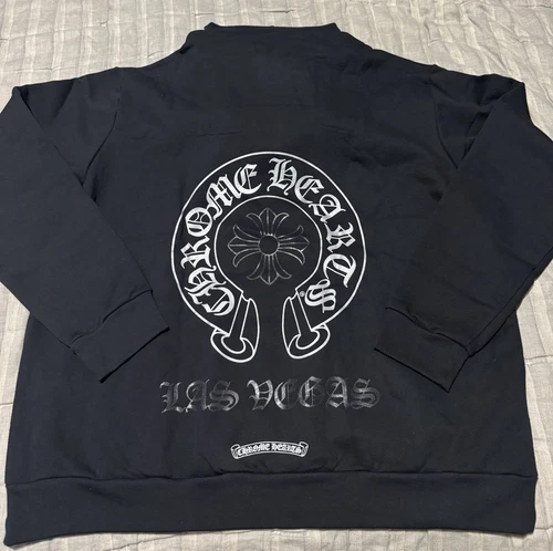 Felpa con cappuccio taglia XL Chrome Hearts ferro di cavallo Las Vegas Caesars 20° anniversario