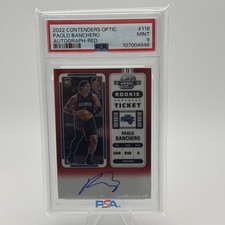 Paolo Banchero 2022-23 Panini Contenders Optic Rookie Ticket Auto RC /99 PSA 9