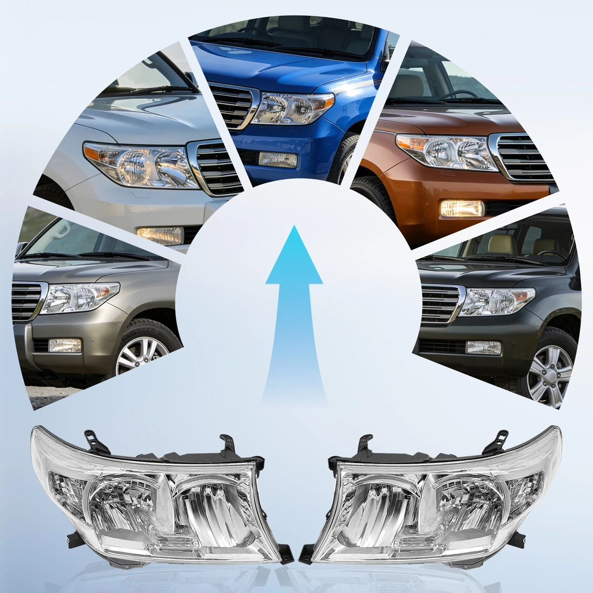 Headlights for 2007 Toyota Land Cruiser for sale | eBay