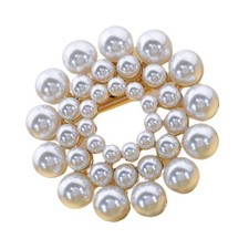 Broche Ou Pince à Foulard Art Déco Avec Cristaux - Bijou Vintage élégant Très Bon état
