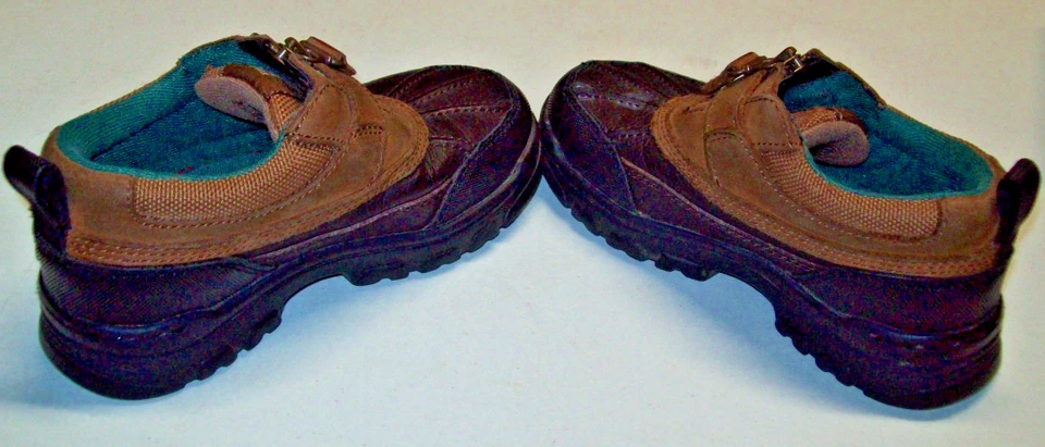 Zapatos Polo Ralph Lauren Niños Talla 10.5, Marrón/Negro, Usados (1956) Foto 4 de 4