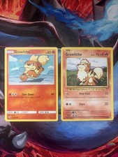 Growlithe 21/149 Sun & Moon & Growlithe 17/108 XY Evolutions Pokemon TCG - LP